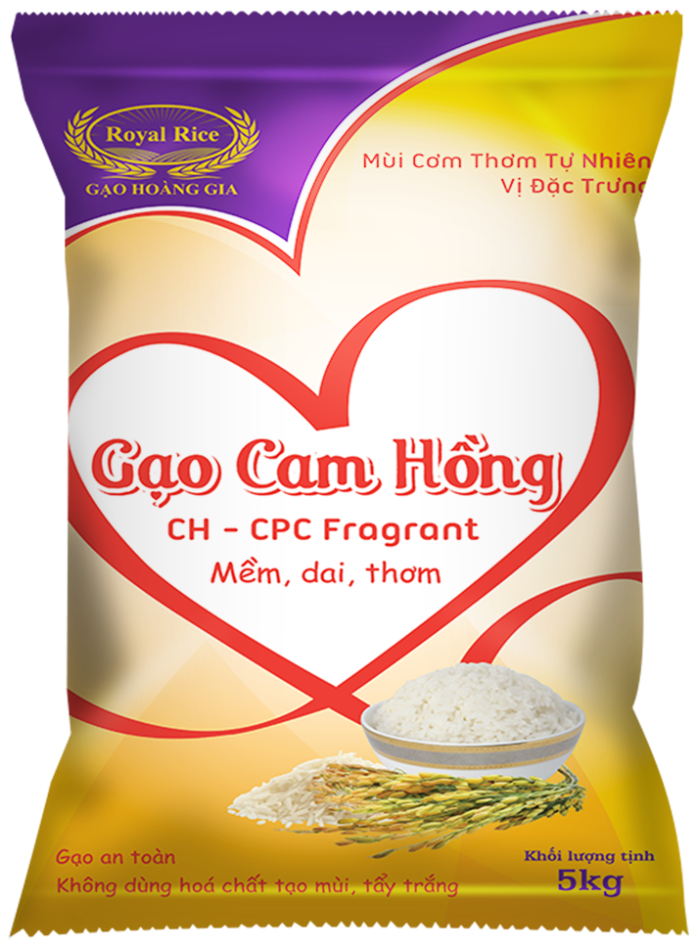 Gạo Cam Hồng Đặc sản Campuchia
<br>Mềm, dai, thơm