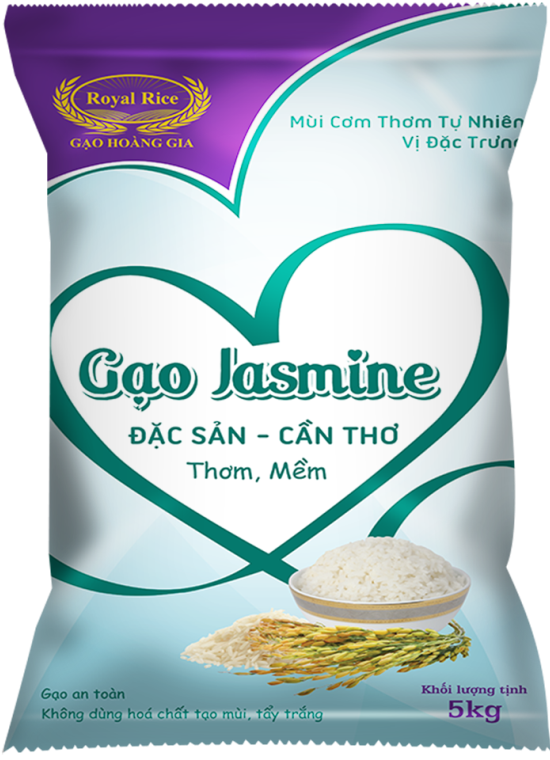 Gạo Jasmine Đặc sản Cần Thơ
<br>Thơm, mềm 